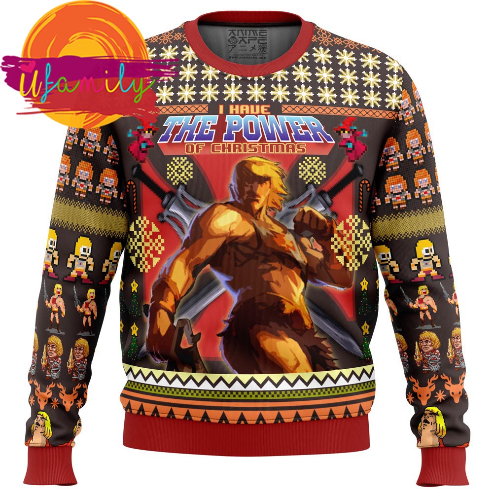He-Man Masters Of The Universe Ugly Christmas Sweater
