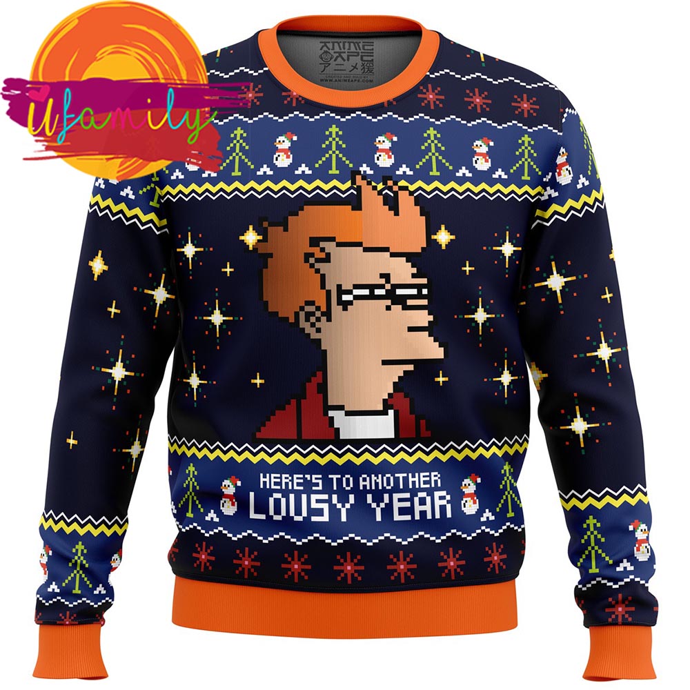 Here's To Another Lousy Year Ugly Christmas Sweater