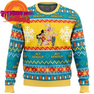 Hey Arnold! Nickelodeon Ugly Christmas Sweater
