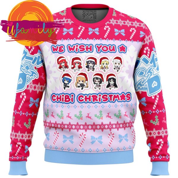 High School DXD Chibi Girls Ugly Christmas Sweater
