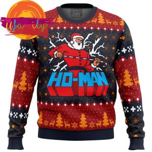 Ho-Man Santa Claus Ugly Christmas Sweater