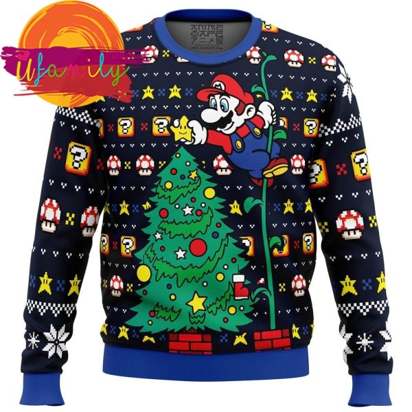 Super Mario Bros Ugly Christmas Sweater Gifts