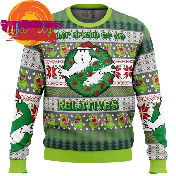 Jinglebusters Ghostbusters Ugly Christmas Sweater