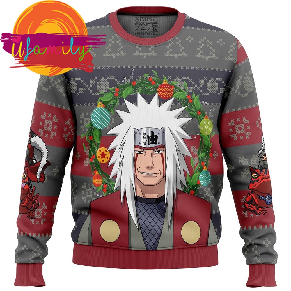 Jiraiya Naruto Ugly Christmas Sweater