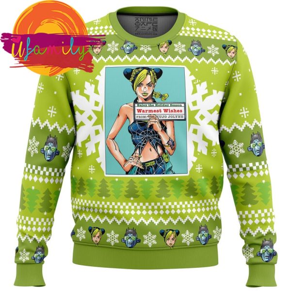 Jolyne Kujo Jojo’s Bizarre Adventure Christmas Sweater