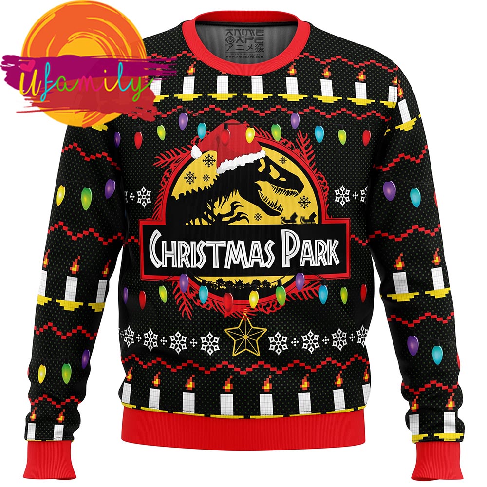 Jurassic Park Ugly Christmas Sweater
