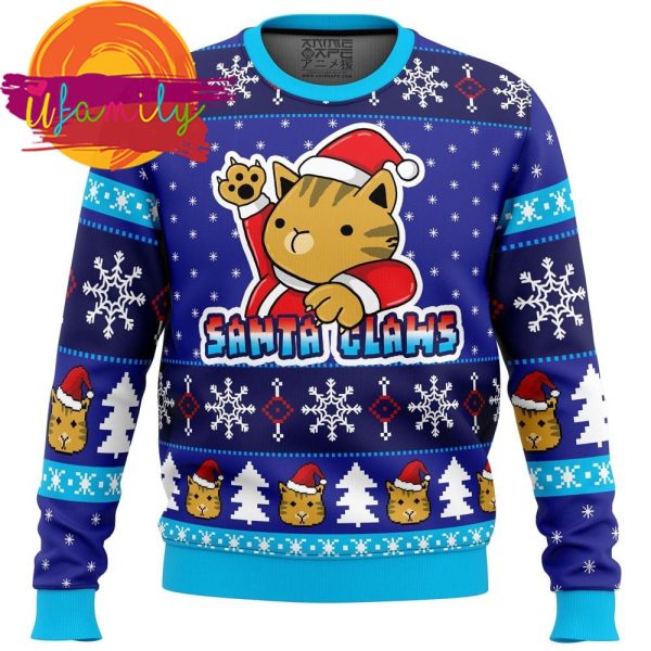 Kitty Claws Ugly Christmas Sweater