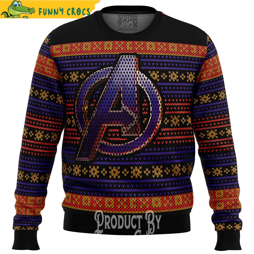 Logo Avengers Ugly Christmas Sweater