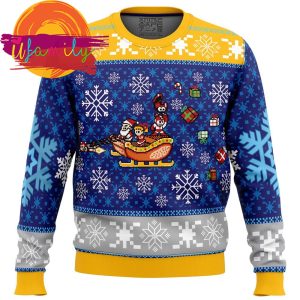 Mega Merry Christmas Mega Man Ugly Christmas Sweater