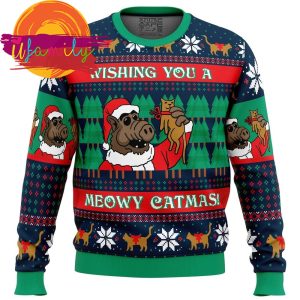 Meowy Catmas Ugly Christmas Sweater