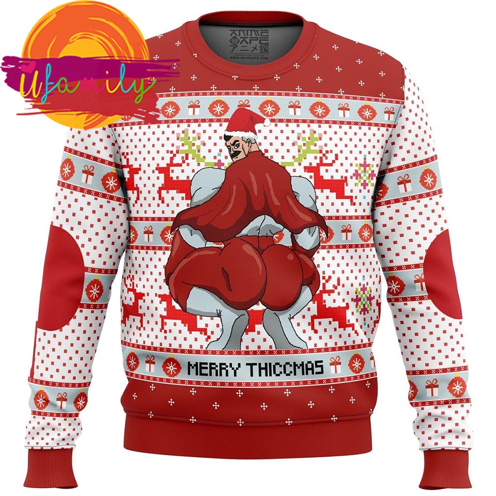Merry Thicc Mas Omni Man Invincible Ugly Christmas Sweater