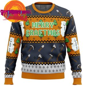 Minecraftmas Minecraft Christmas Sweater