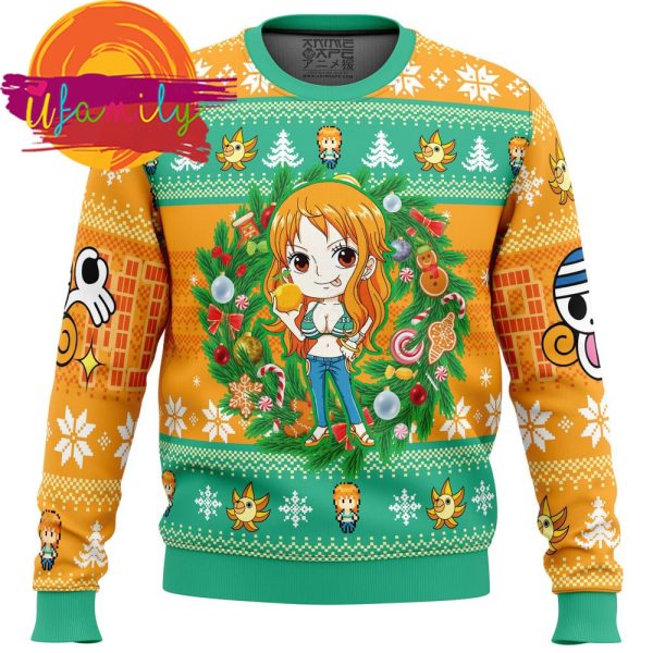 Nami One Piece Ugly Christmas Sweater
