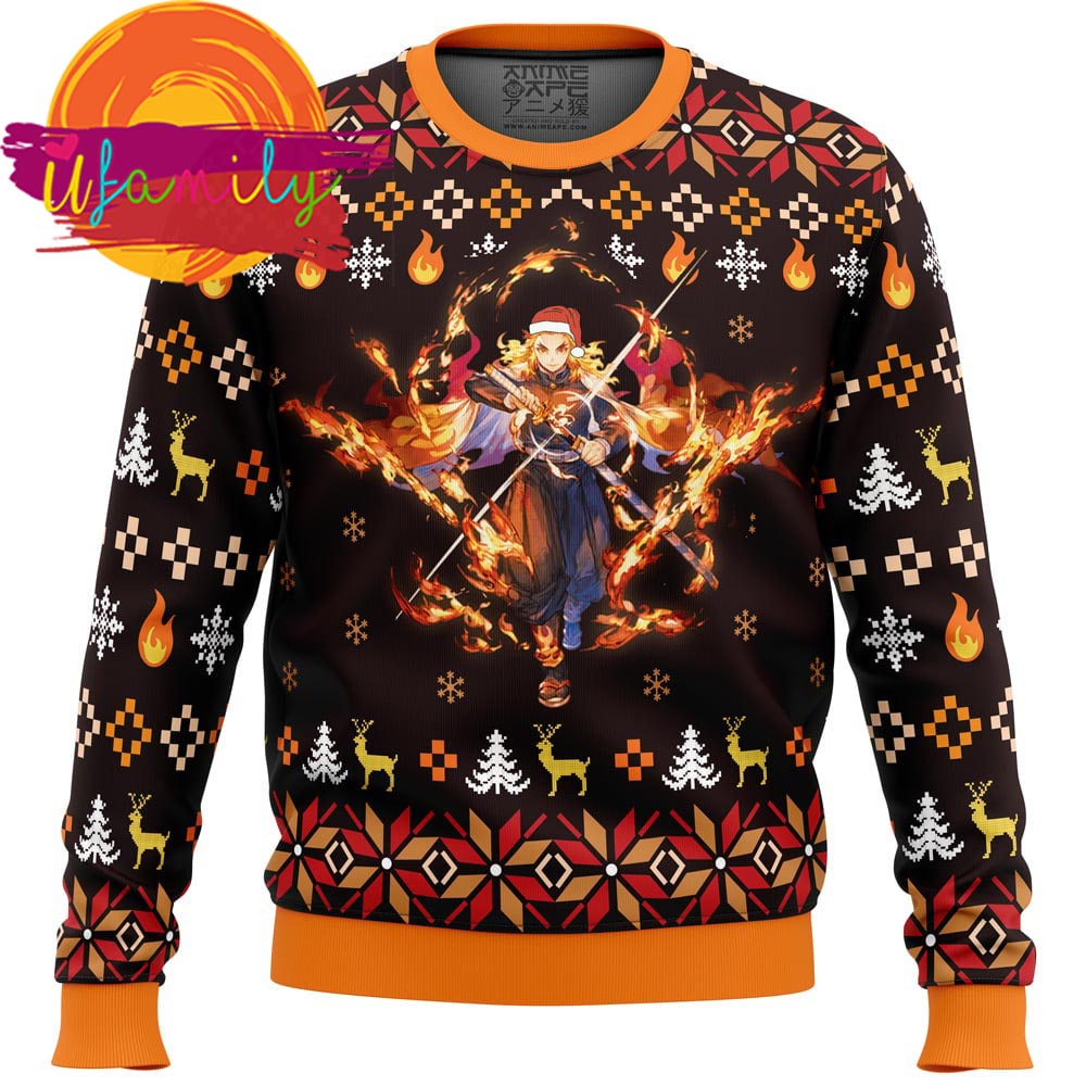 Rengoku Demon Slayer Christmas Sweater
