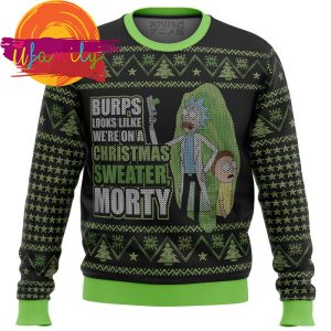 Rick And Morty We’re In A Xmas Sweater Ugly Christmas Sweater