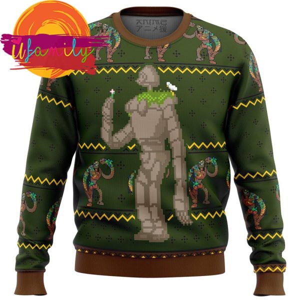 Robot Soldier Ugly Christmas Sweater