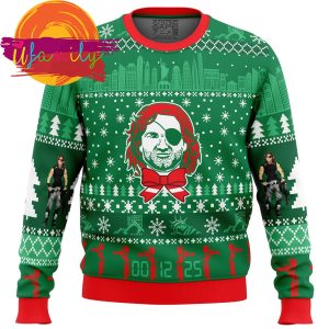 Russell For The Holidays Escape From New York Ugly Christmas Sweater