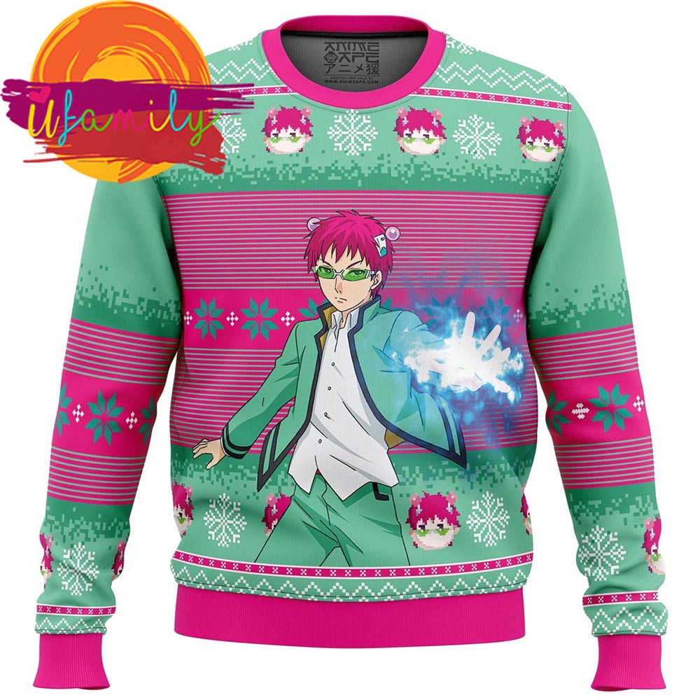The Disastrous Life Of Saiki K, Saiki K Ugly Christmas Sweater