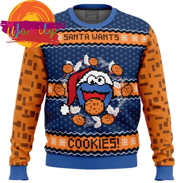Santa Wants Cookies! Ugly Christmas Sweater