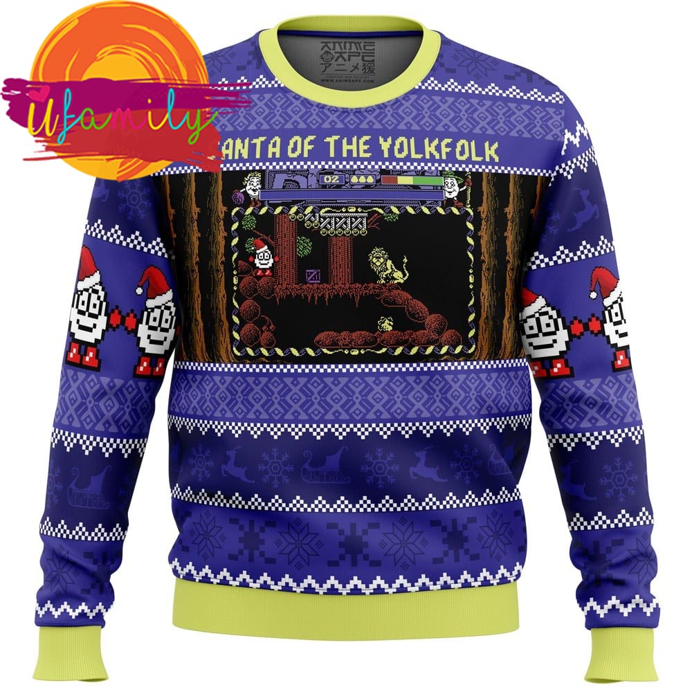 Santa Of The Yolkfolk Ugly Christmas Sweater