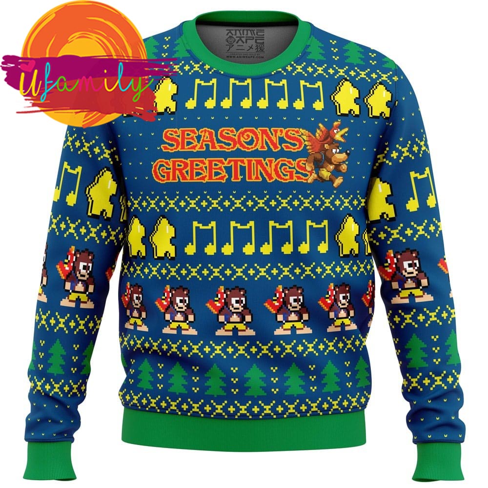 Seasons Greetings Banjo-Kazooie Ugly Christmas Sweater