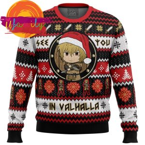 See You in Valhalla Vinland Saga Christmas Sweater