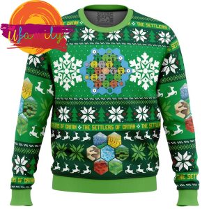 Settlers Of Catan Board Games Ugly Christmas Sweater