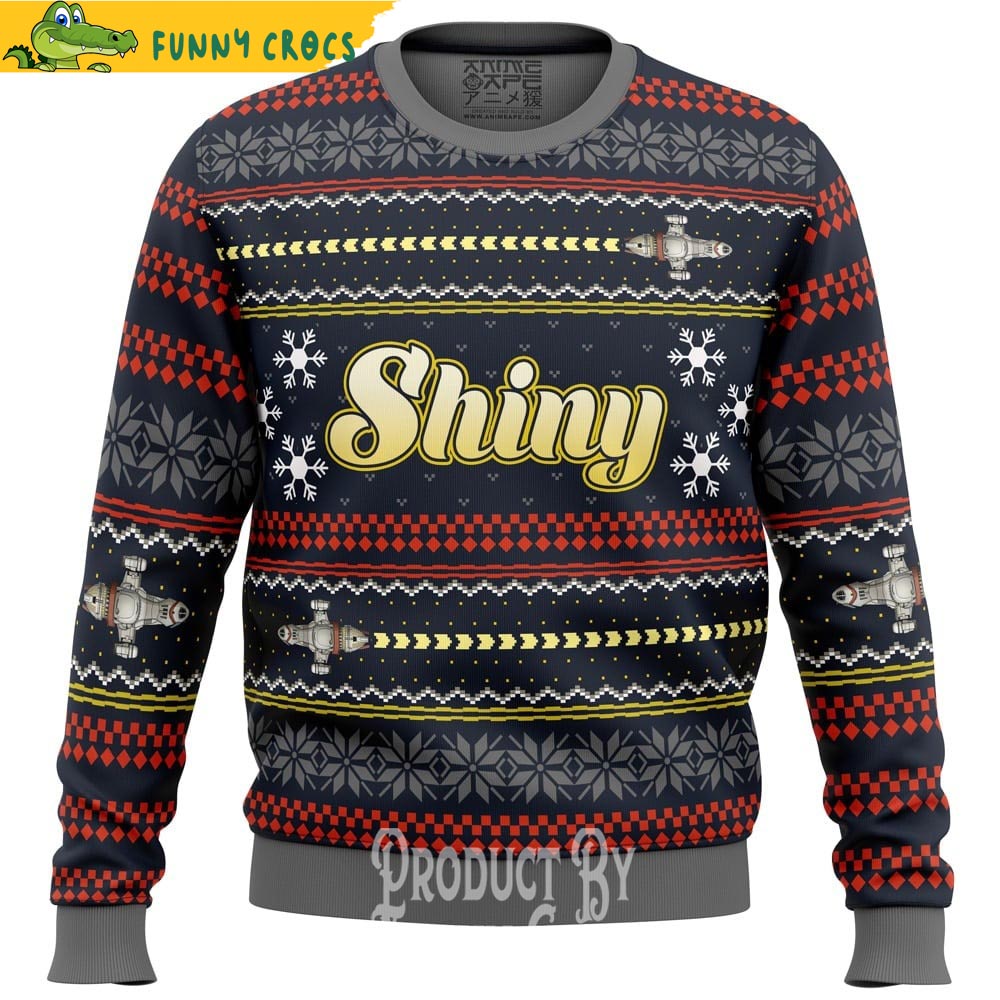 Shiny Christmas Firefly Ugly Christmas Sweater