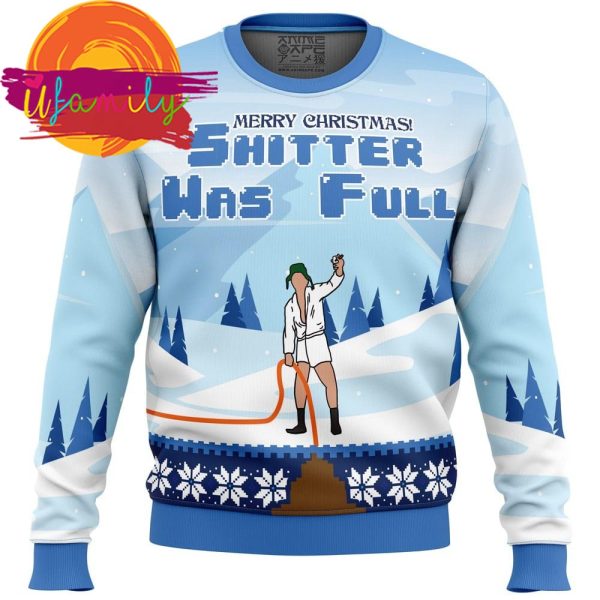 Shitter Was Full National Lampoon’s Christmas Vacation Ugly Christmas Sweater