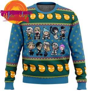 Soul Eater Chibi Ugly Christmas Sweater