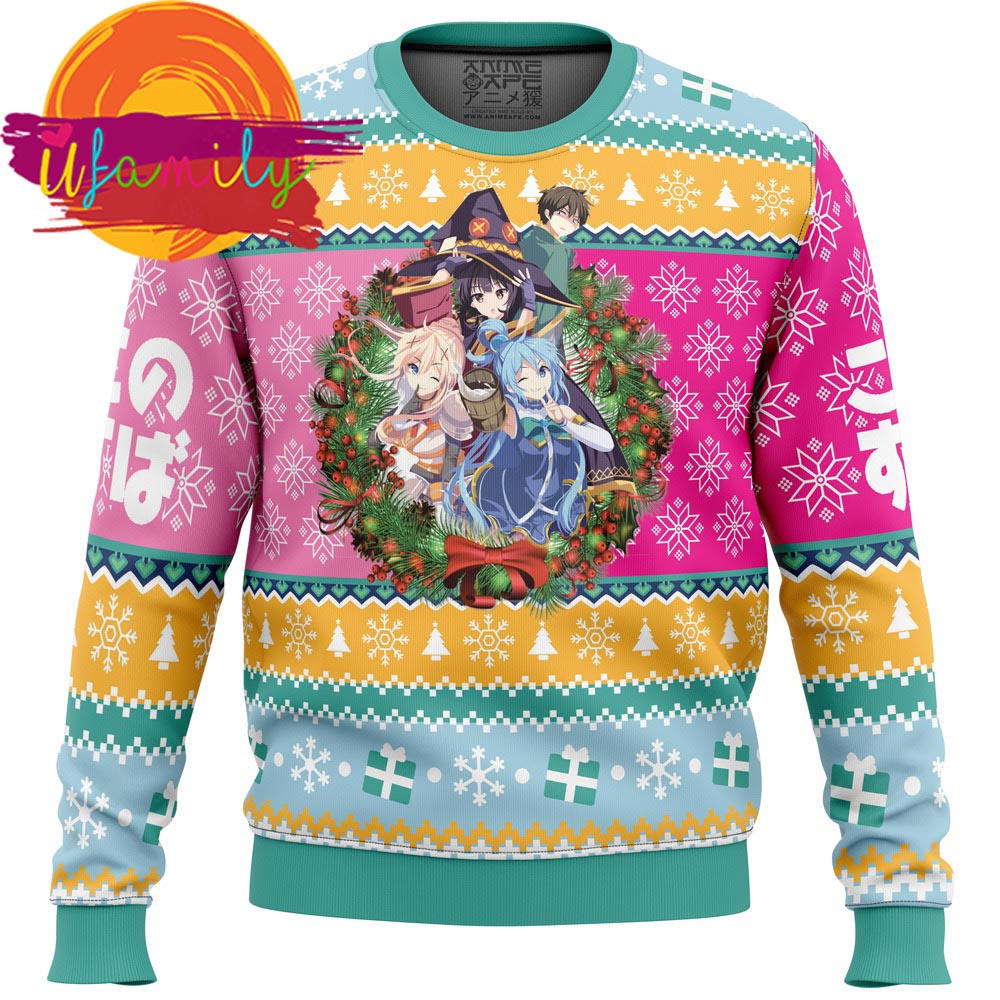 Spirit Konosuba Ugly Christmas Sweater