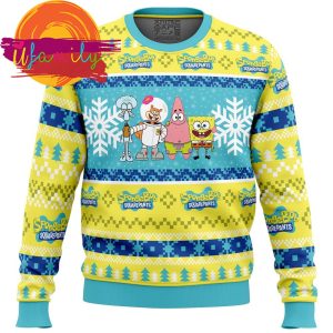 Spongebob Nickelodeon Ugly Christmas Sweater