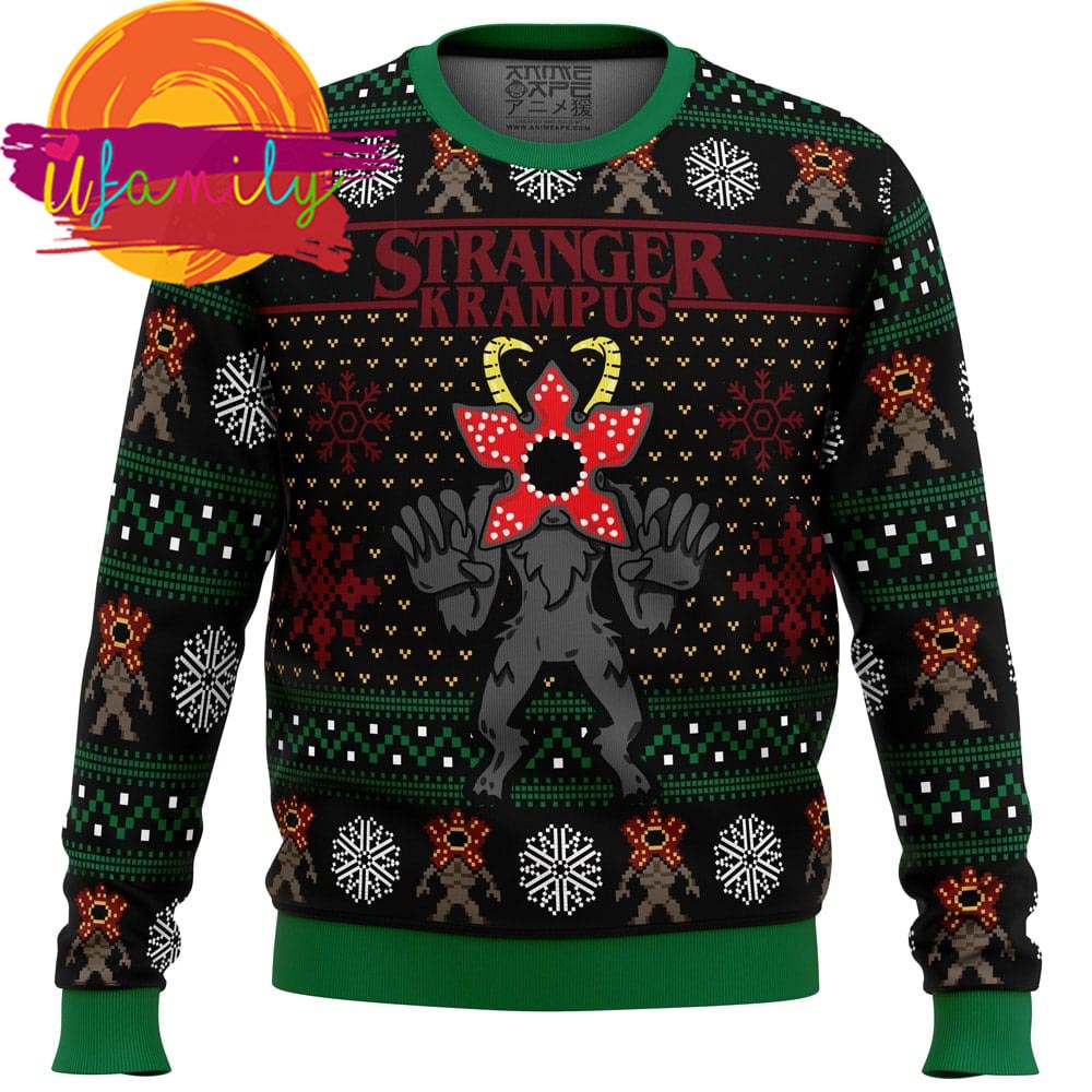 Stranger Krampus Stranger Things Ugly Christmas Sweater