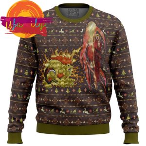 Street Fighter Ken Vs Blanka Ugly Christmas Sweater