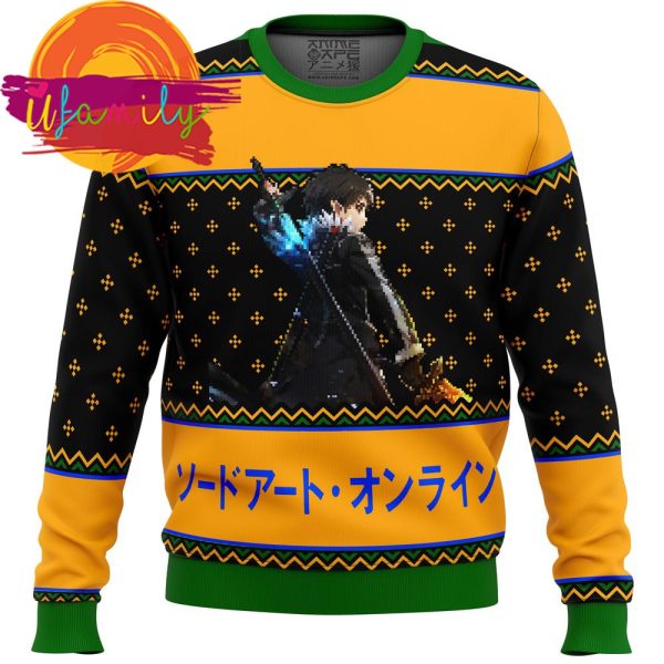 Sword Art Online Beater Ugly Christmas Sweater