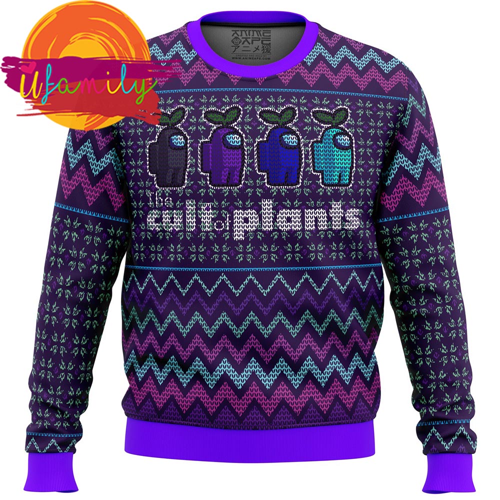 The Cult Of Plants Among Us Ugly Christmas Sweater