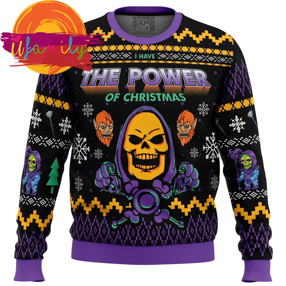 The Evil Power Of Christmas He-Man Ugly Christmas Sweater