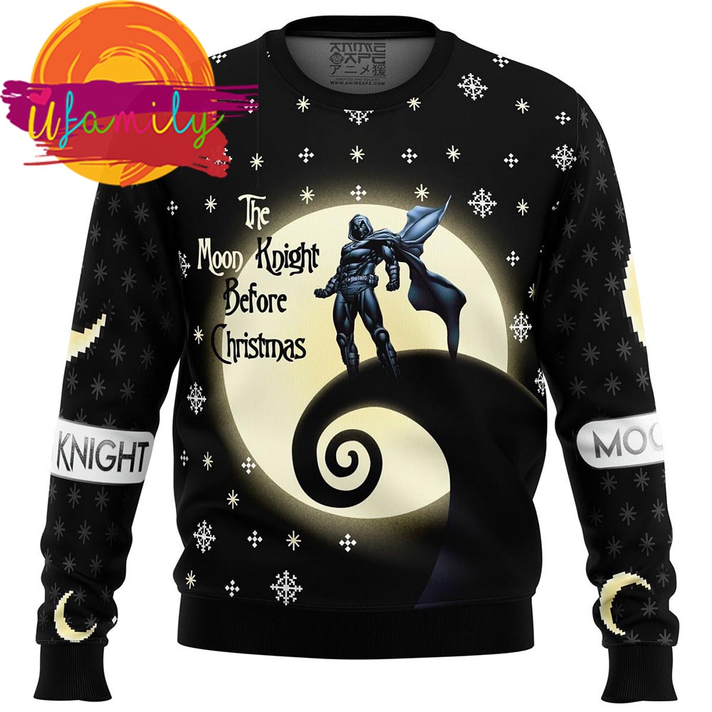 The Moon Knight Before Christmas Ugly Christmas Sweater
