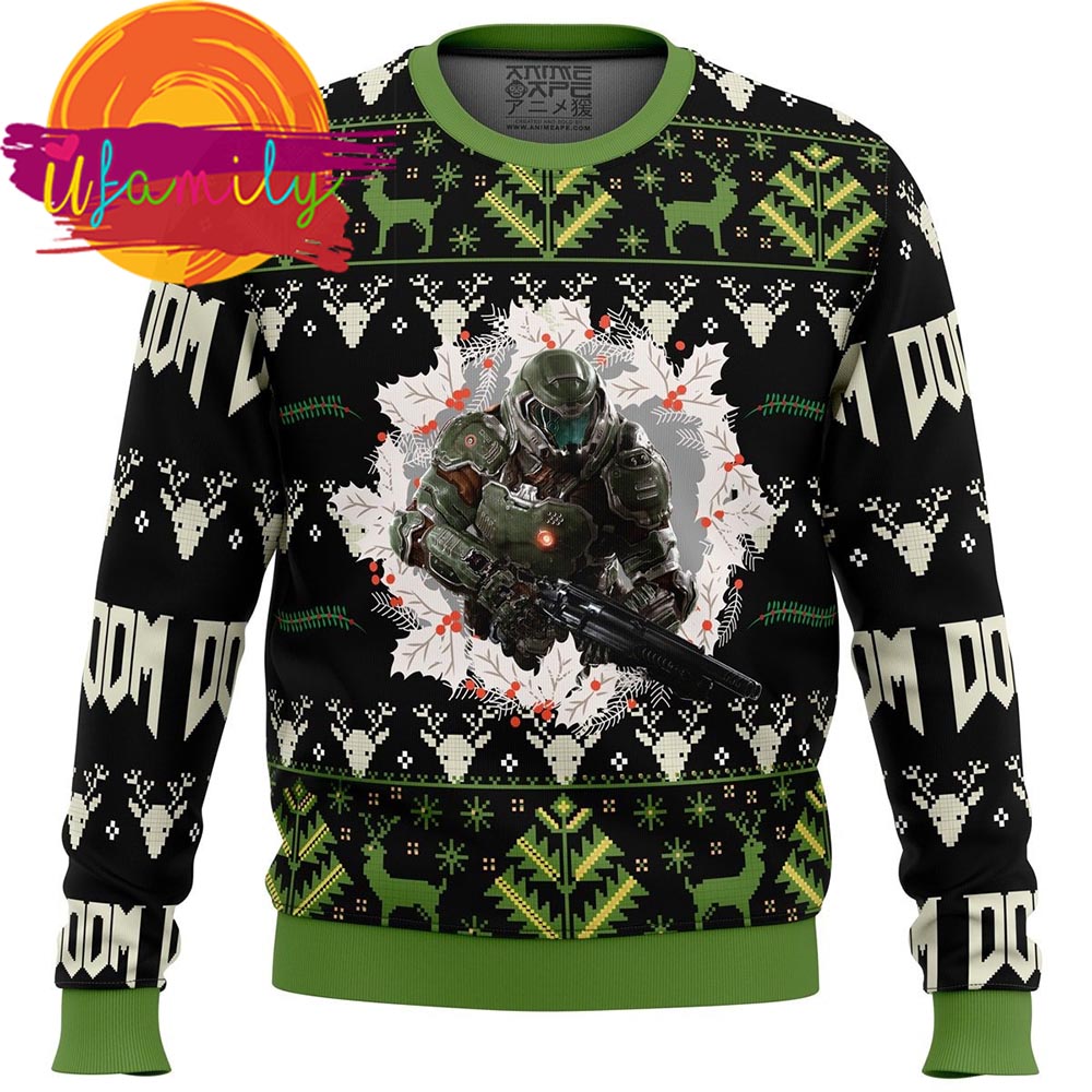 V2 Doom Ugly Christmas Sweater