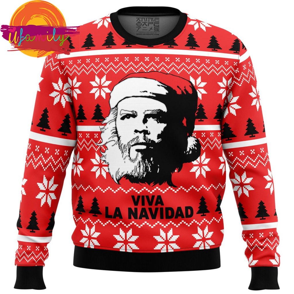 Viva La Navidad Che Guevara Ugly Christmas Sweater