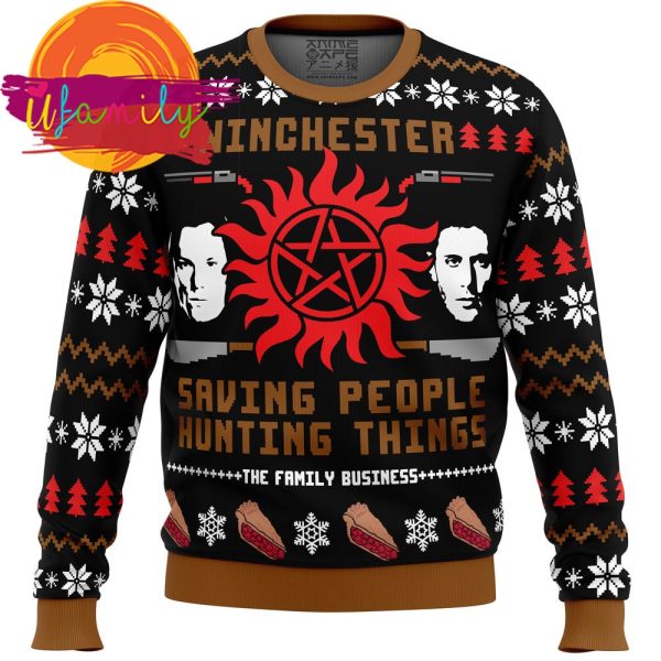 Winchesters Supernatural Ugly Christmas Sweater