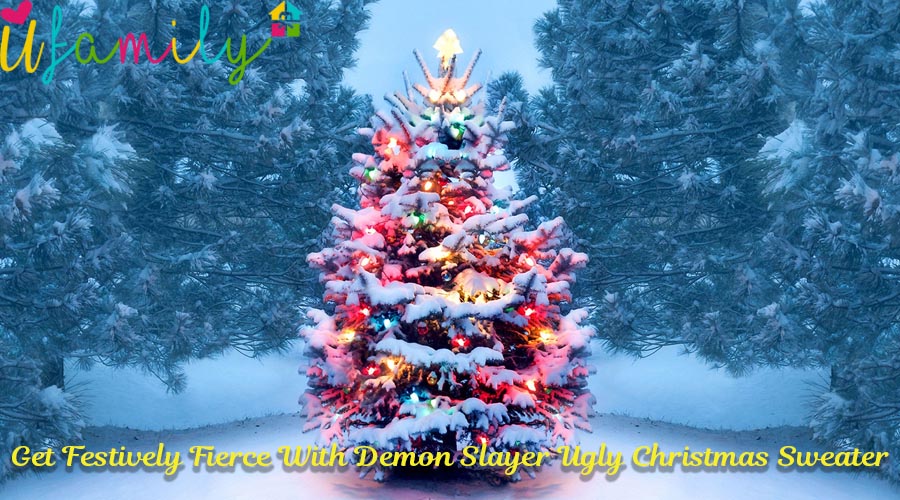 Get Festively Fierce With Demon Slayer Ugly Christmas Sweater