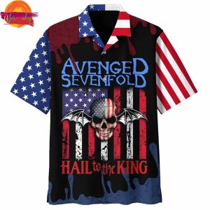 4th Of July America Avenged Sevenfold Hawaiian Shirt 2