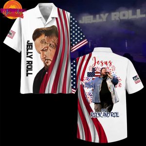 4th Of July America Jelly Roll Hawaiian Shirt
