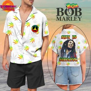 Bob Marley Sun Is Shining Hawaiian Shirt 1