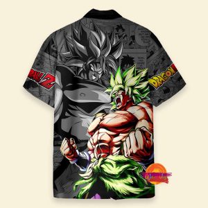 Custom Broly Dragon Ball Hawaiian Shirt 1