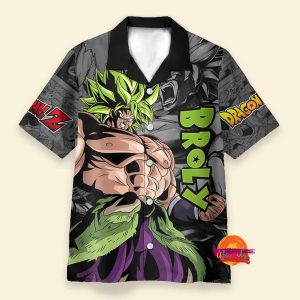 Custom Broly Dragon Ball Hawaiian Shirt 2