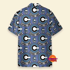 Custom Capsule Corp Dragon Ball Z Hawaiian Shirt 2