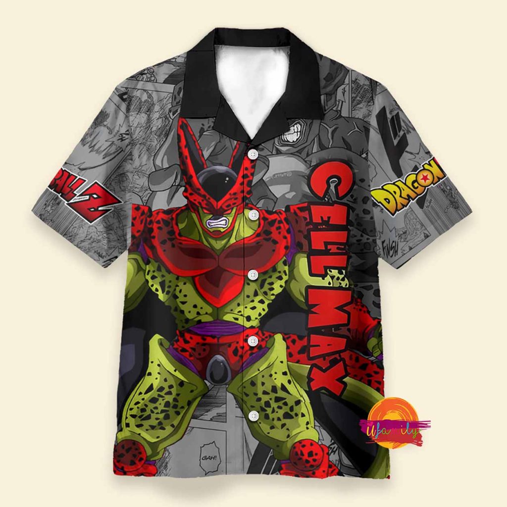 Custom Cell Max Dragon Ball Hawaiian Shirt