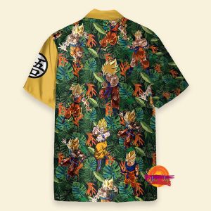 Custom Goku Super Saiyan Dragon Ball Z Hawaiian Shirt